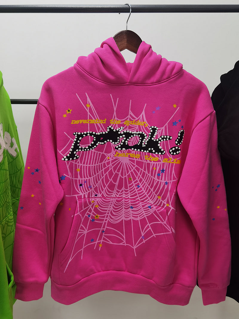 Sp5der P*nk Hoodie
