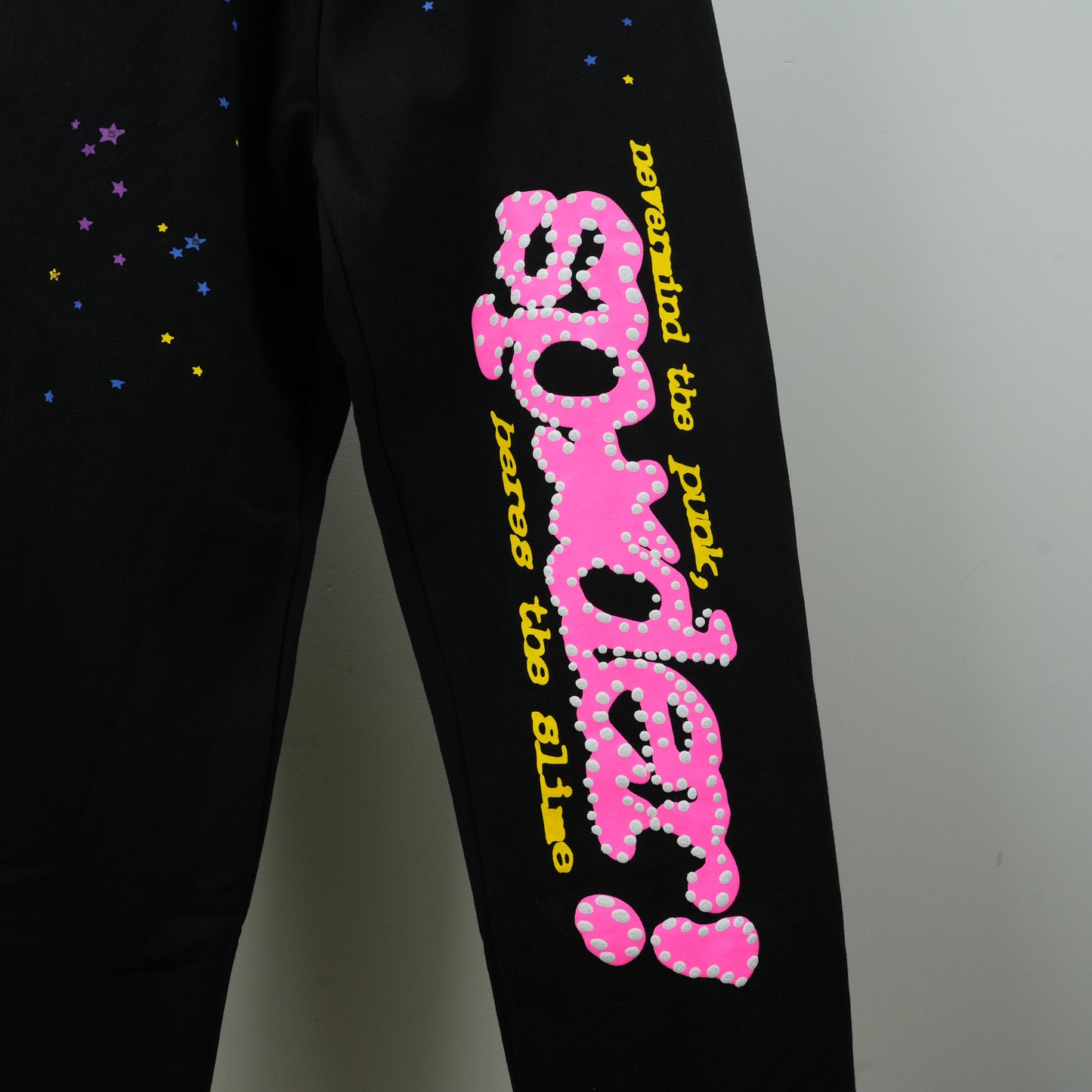 Sp5der P*nk Black Pants
