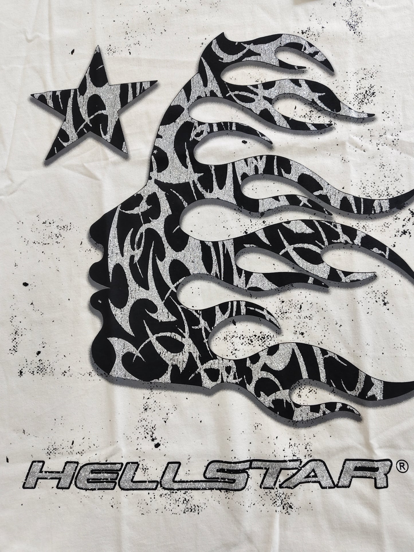 White Hellstar Tee