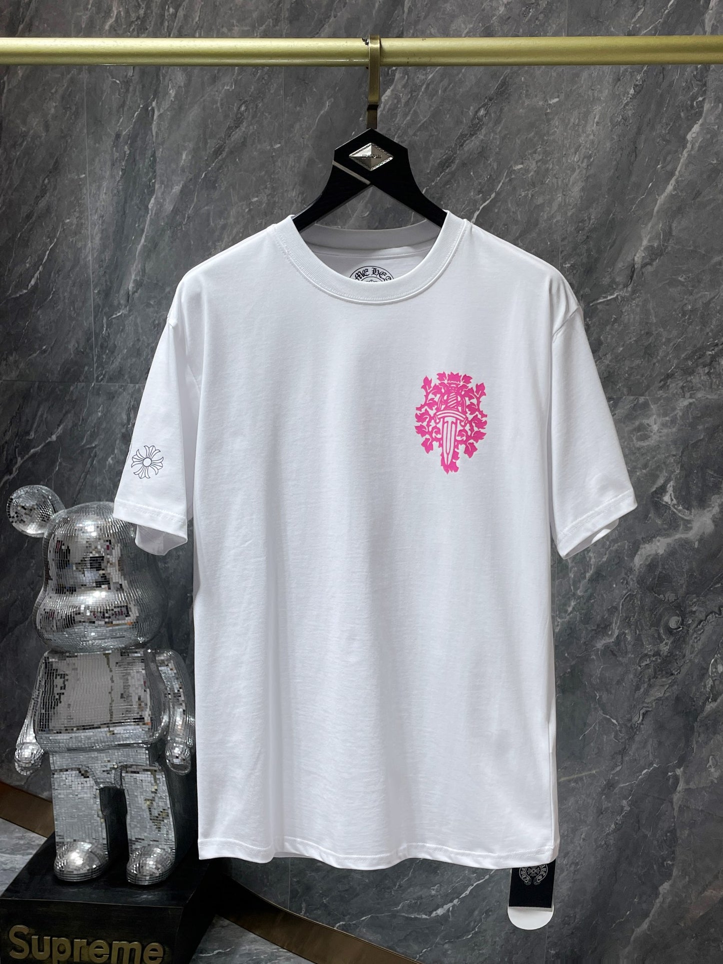 Pink Chrome Hearts Tee