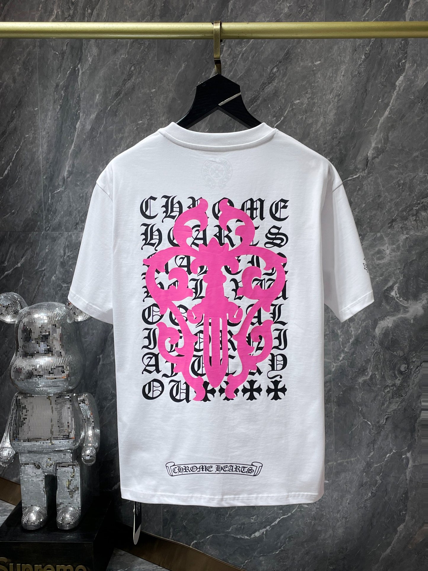 Pink Chrome Hearts Tee