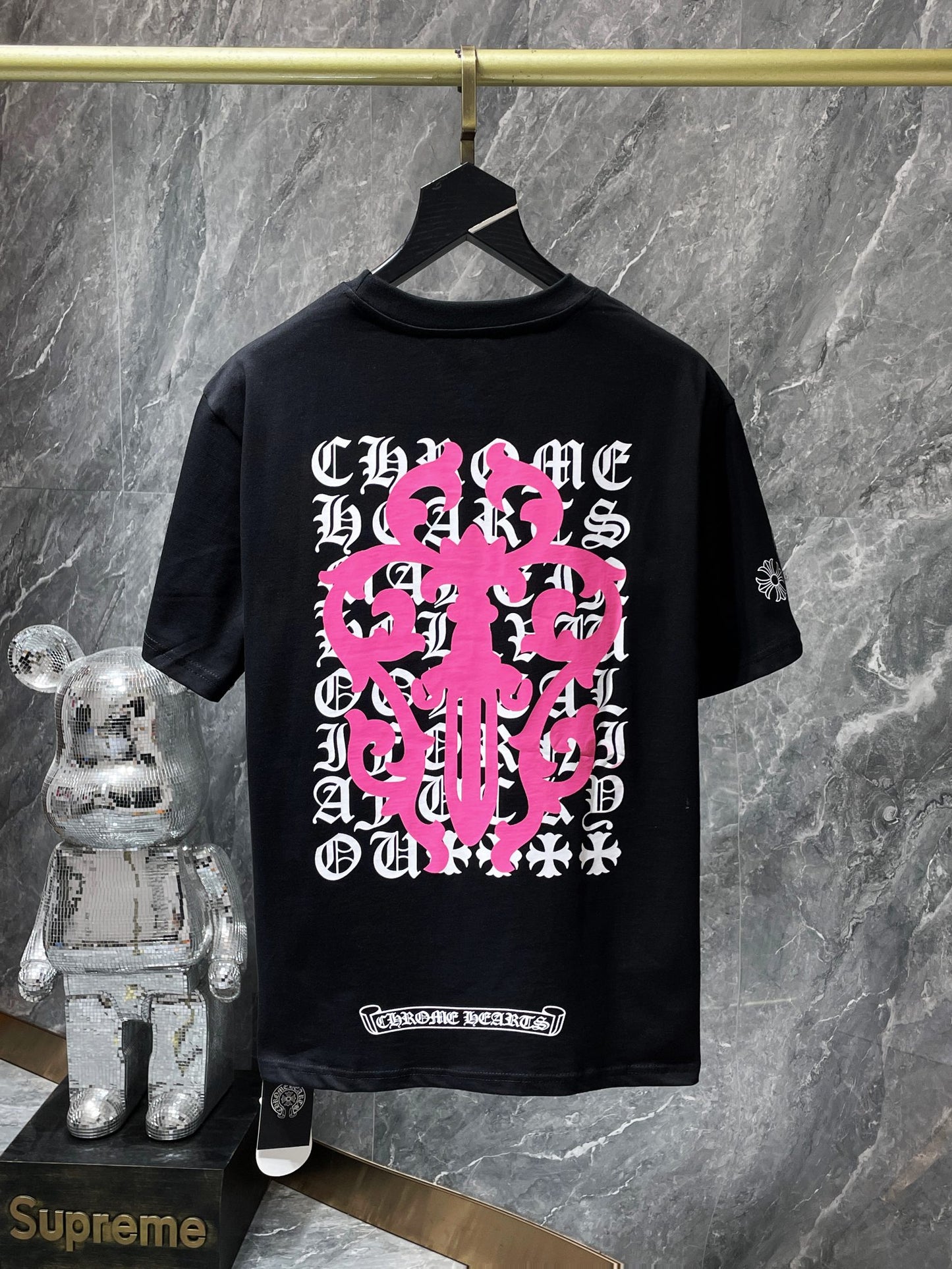 Pink Chrome Hearts Tee