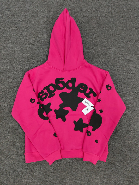 Pink Beluga Spider Hoodie