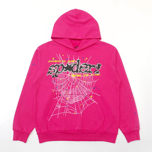 Sp5der P*nk Hoodie V2