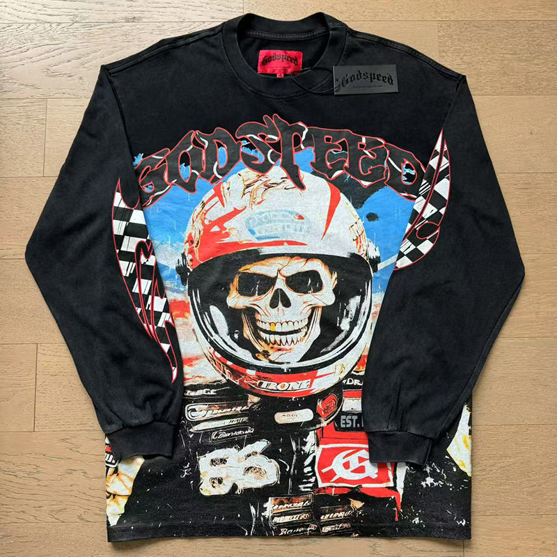 Skull Racer Godspeed Long Sleeve